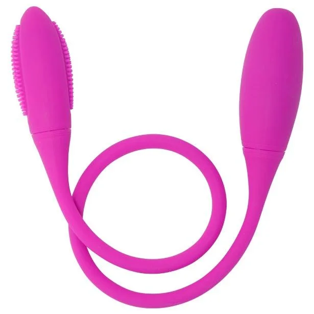 Pretty Love - Snaky Deluxe Dubbelsidig Vibrator med 7 Vibrationsfunktioner