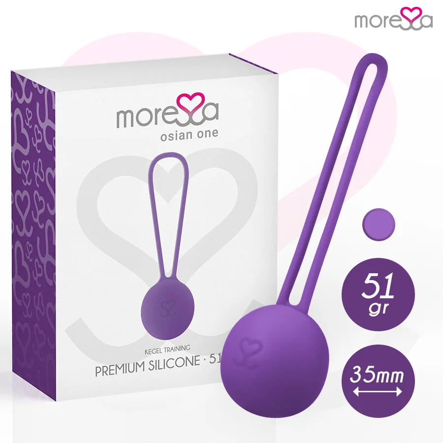 Moressa - Osian One Premium Lila Bäckenbottentränar i Silikon