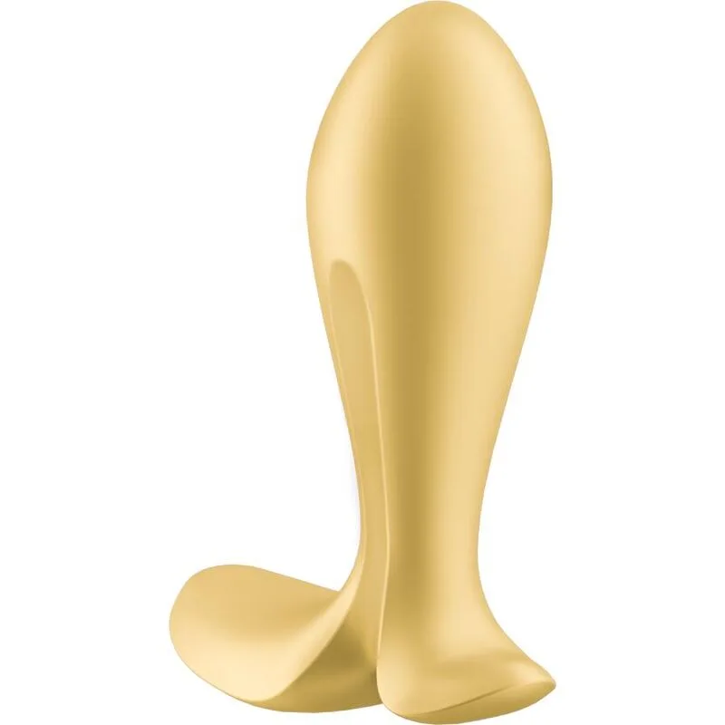 Satisfyer Intensity Plug Gold – App-Controlled Vibrating Anal Plug
