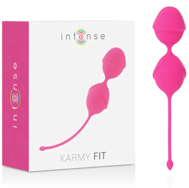 Intense Karmy Fit Kegel-tränare – Medicinsk silikon bäckenbottenträning i Fuchsia