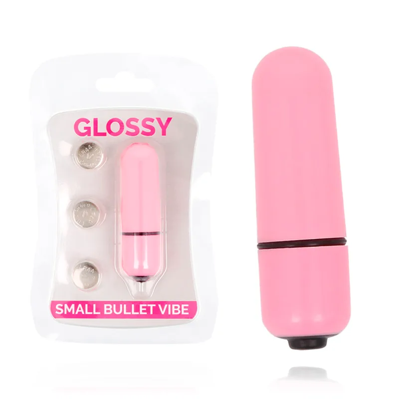 Glossy - Small Bullet Vibrator Pink