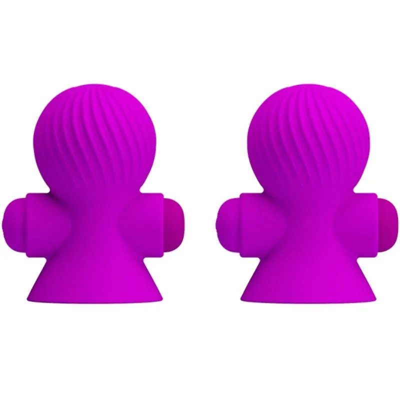Pretty Love Nipple Stimulators med 12 vibrationsmodi – Lila