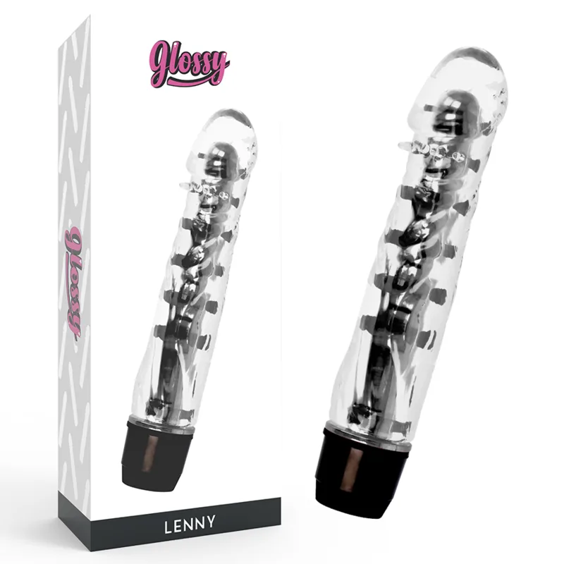 Glossy Lenny Vibrerande Massager – Svart