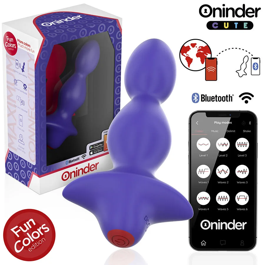 Oninder Cute - Love Butt Vibrerande Analplugg & Dilatator - Gratis App-kontroll Världsomfattande