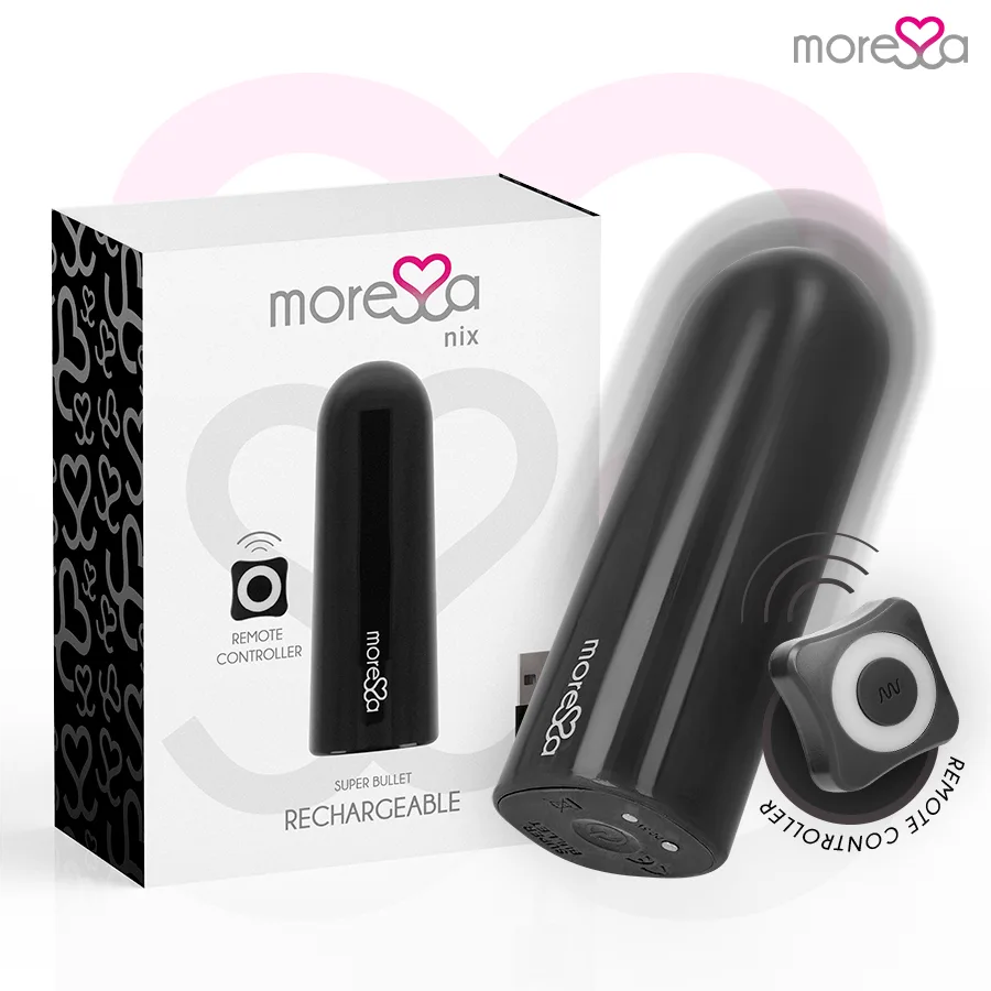 Moressa Nix Fjärrkontrollvibrator – Svart