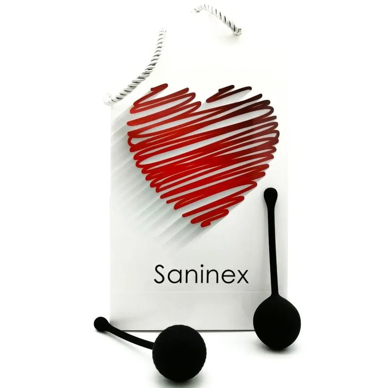 Saninex Clever Black Kegelkula – Bäckenbottenträning & Intimstimulerare