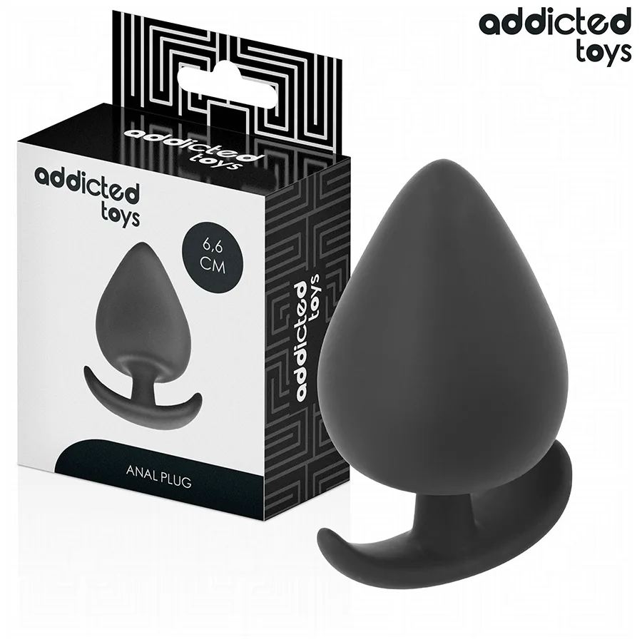 Addicted Toys Analplugg – Kroppssäkert Silikon – Storlek M (6,6 cm)