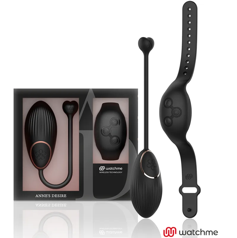 Anne's Desire – Wireless Remote Control Vibrating Egg | WatchMe Technology | Black