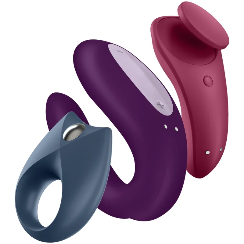 Satisfyer Partner Box 3 – Parvibratorset med App-styrning (Royal One, Sexy Secret & Double Joy)