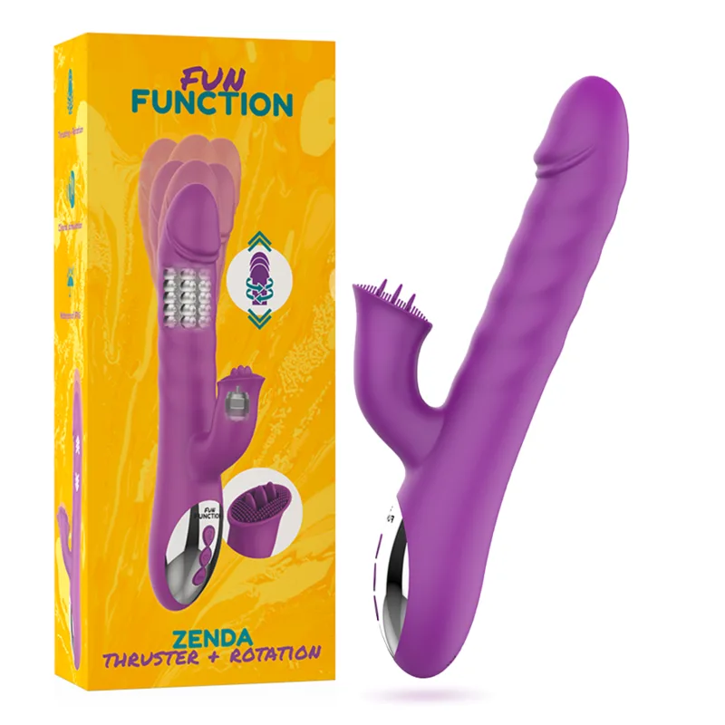 Fun Function - Zenda Thruster & Rotation Dubbelstimulerande Vibrator
