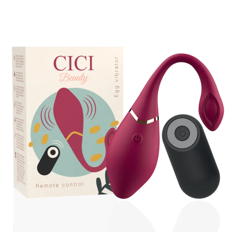 Cici Beauty Premium Silicone Remote Control Egg Vibrator for G-Spot Stimulation