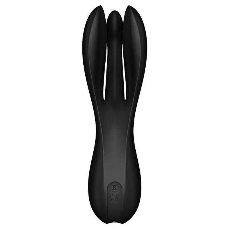 Satisfyer Threesome 2 Lay-On Vibrator – Svart