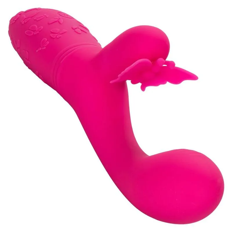 CalExotics - Butterfly Kiss Flutter Rechargeable External Vibrator - Pink