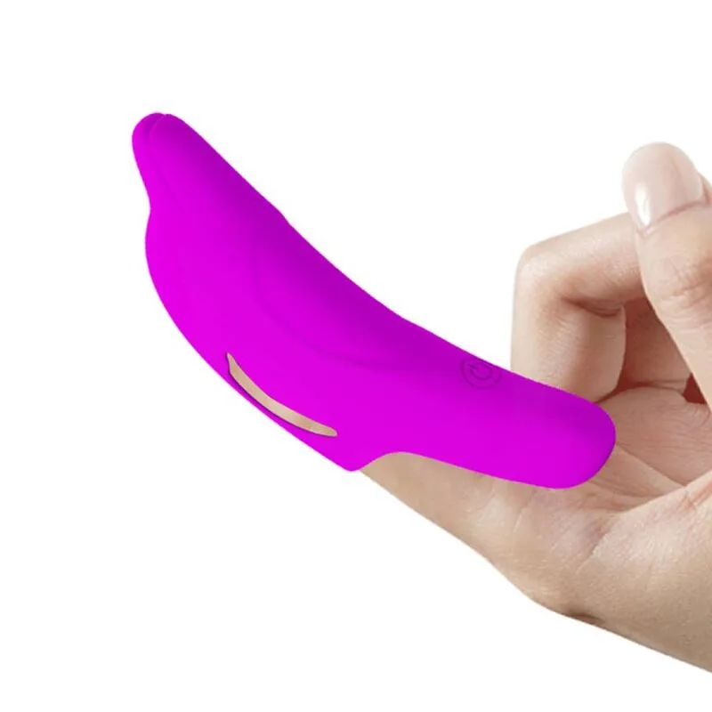 Pretty Love - Delphini Kraftfull Lila Fingersvibrator Stimulator