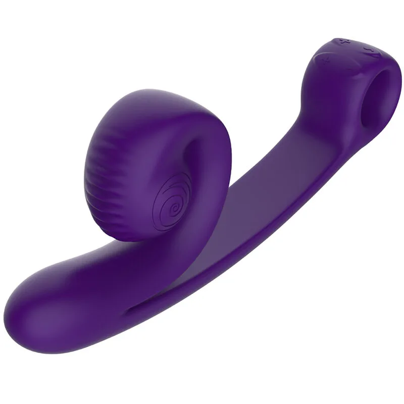 Snail Vibe Curve Dual-Motor Vibrator – Purple