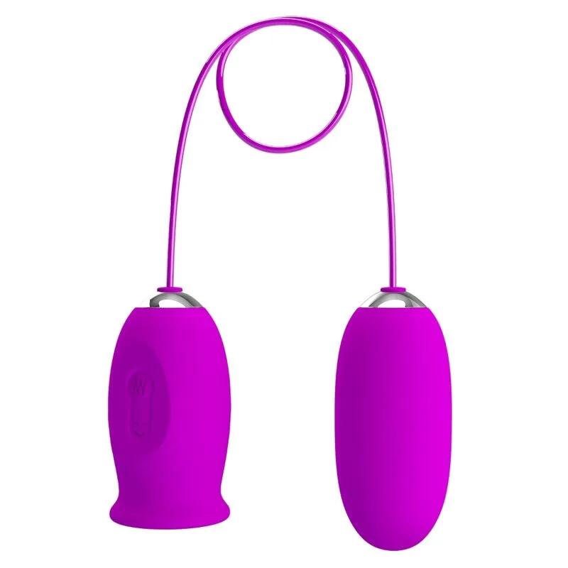 Pretty Love - Daisy Dual Egg Uppladdningsbar Vibrator Lila