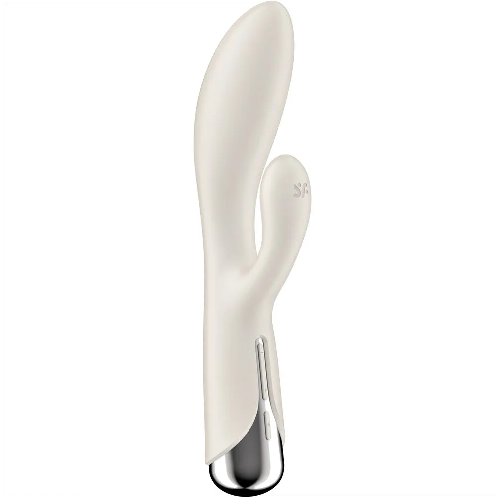 Satisfyer Spinning Rabbit 1 Dual-Action Clitoral & G-Spot Vibrator – Beige