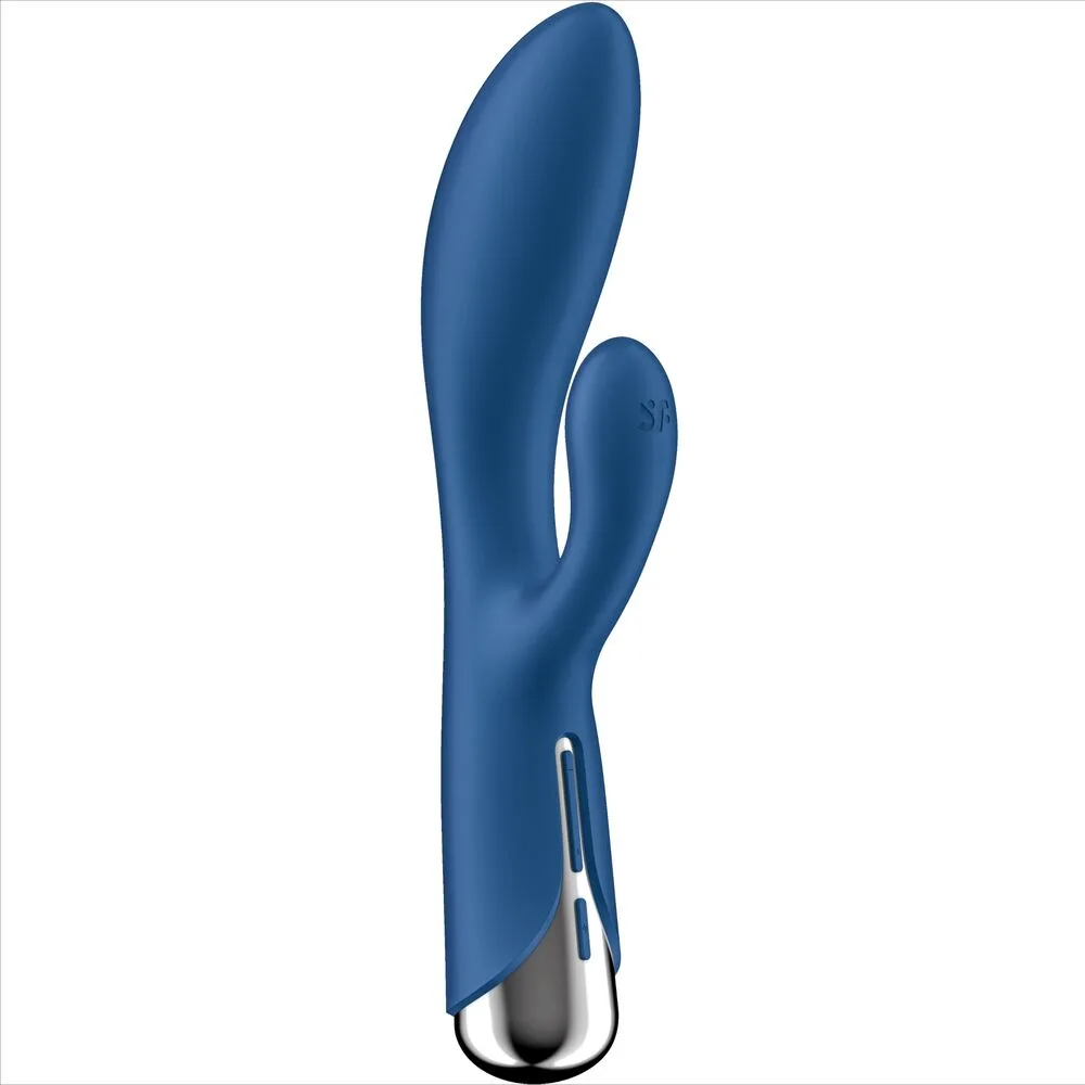 Satisfyer Spinning Rabbit 1 - Dual Vibrator för Klitoris- & G-punktsstimulering, Blå