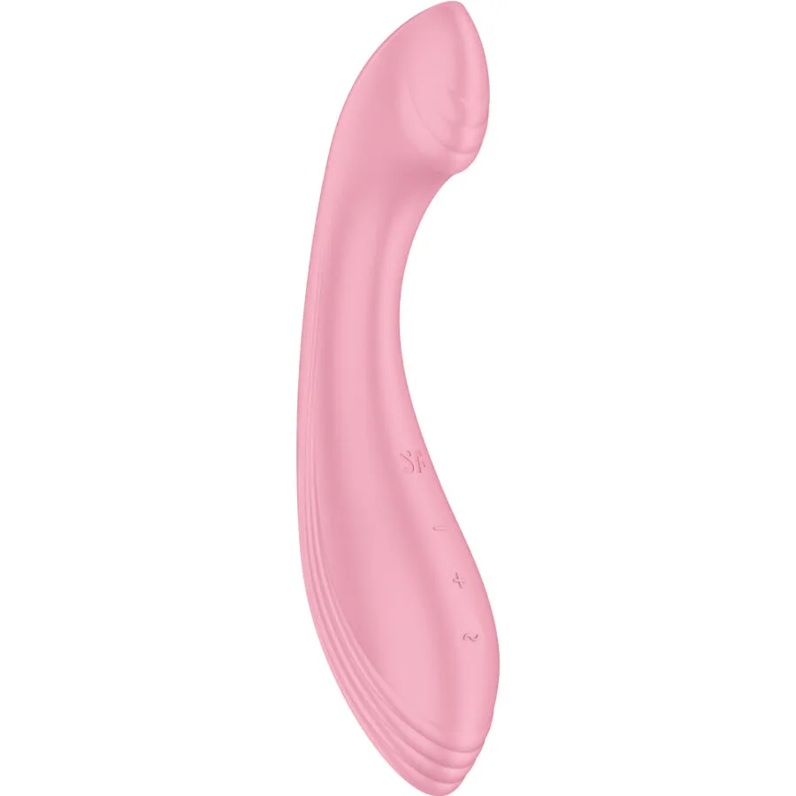 Satisfyer G-Force G-spot Vibrator med Räfflat Spets - Rosa