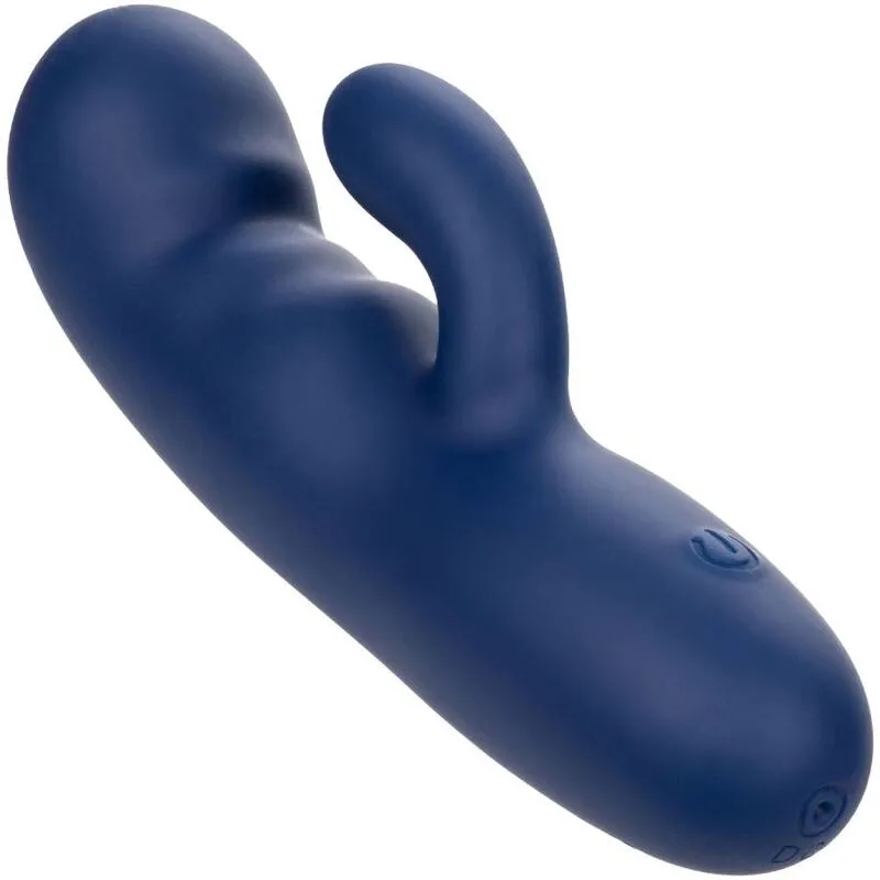 CalExotics - Cashmere Silk Duo Dual-Motor Vibrating Massager in Blue