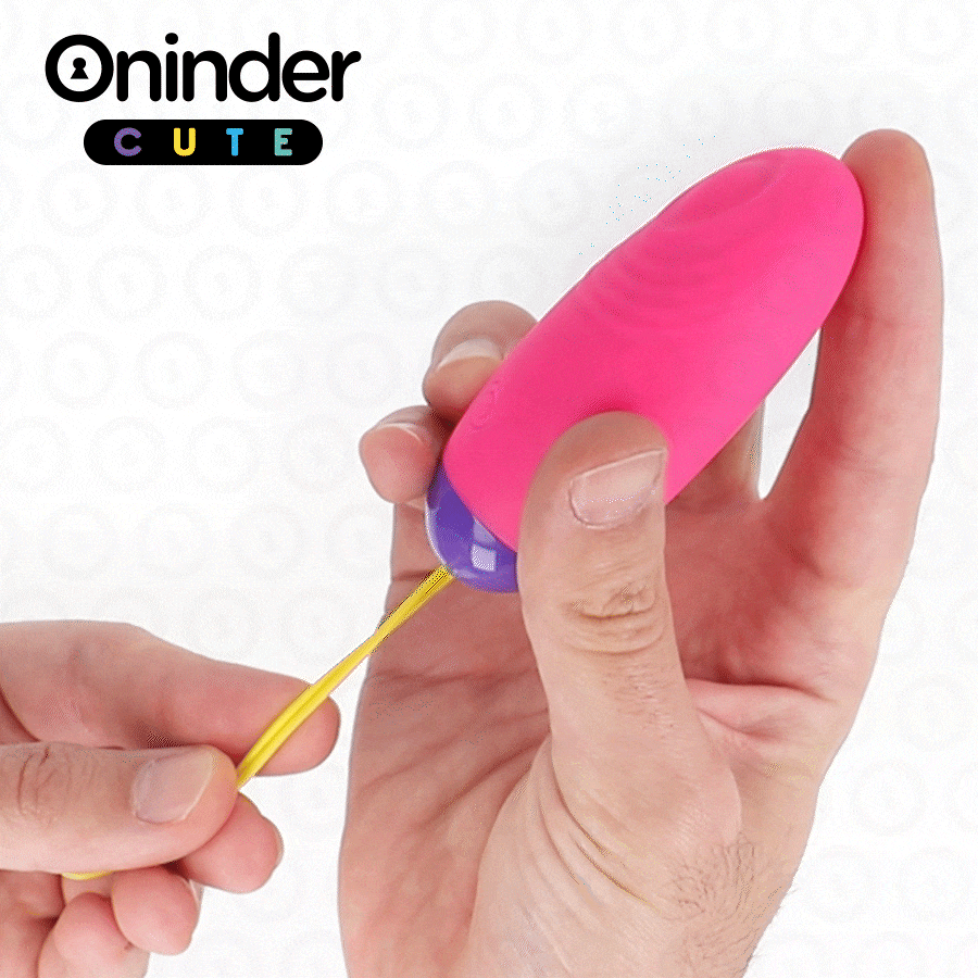 Oninder Cute - Vibro-Wave Tapping Silicone Stimulation Egg - Free Global App