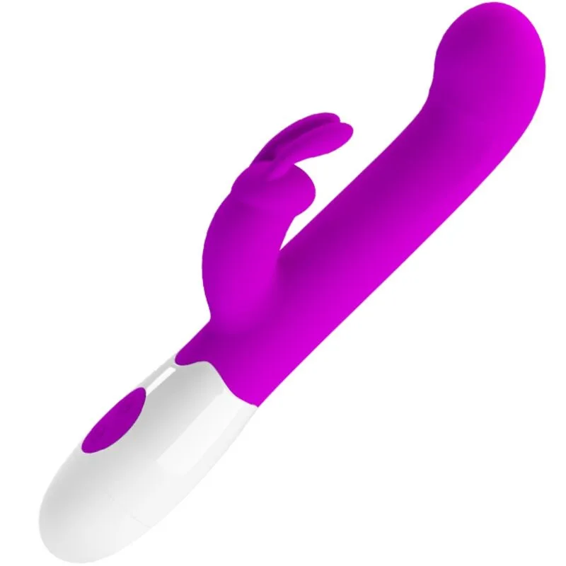 Pretty Love Centaur Rabbit Vibrator – 30 vibrationsmönster | Lila silikon dubbelstimulerare