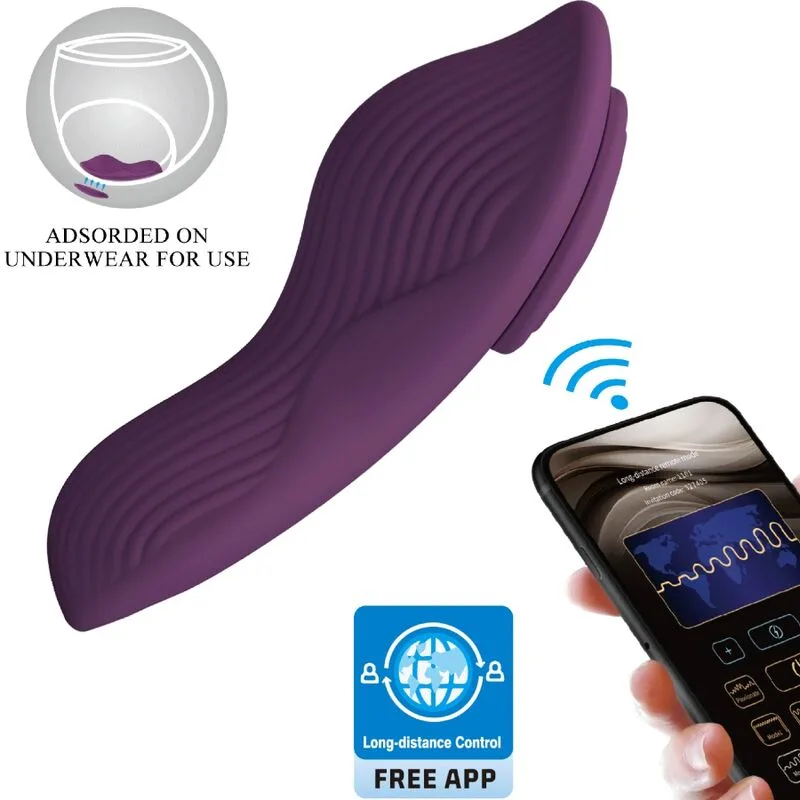 Pretty Love - Mane Clitoral Lay-On Massager with 10 Vibration Modes & Remote Control – Purple