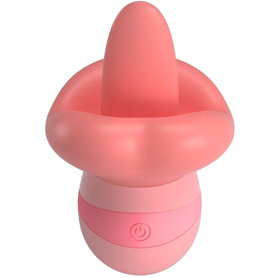 Pretty Love Kylee Clitoral Tongue Stimulator | 10 Licking Vibration Modes | Nude Pink