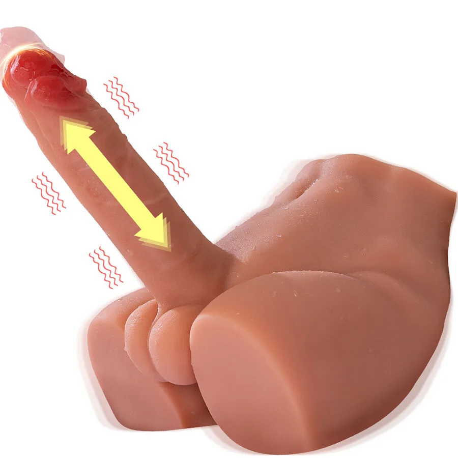 Xise - Realistisk Thrusting Dildo Masturbator med Anatomisk Design – 17,5 cm