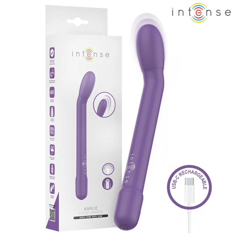 Intense Fun - Karlie Uppladdningsbar G-punktsvibrator | Djuplila