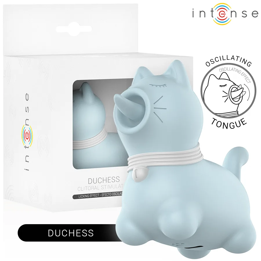 Intense - Duchess 360º Rotating Tongue Clitoral Stimulator - Blue