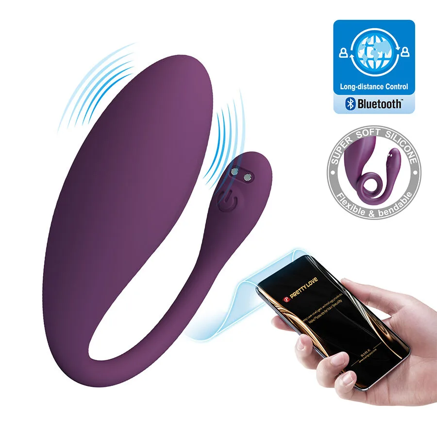 Pretty Love Dora Osynlig Bärbar Parsvibrator med Gratis Appkontroll