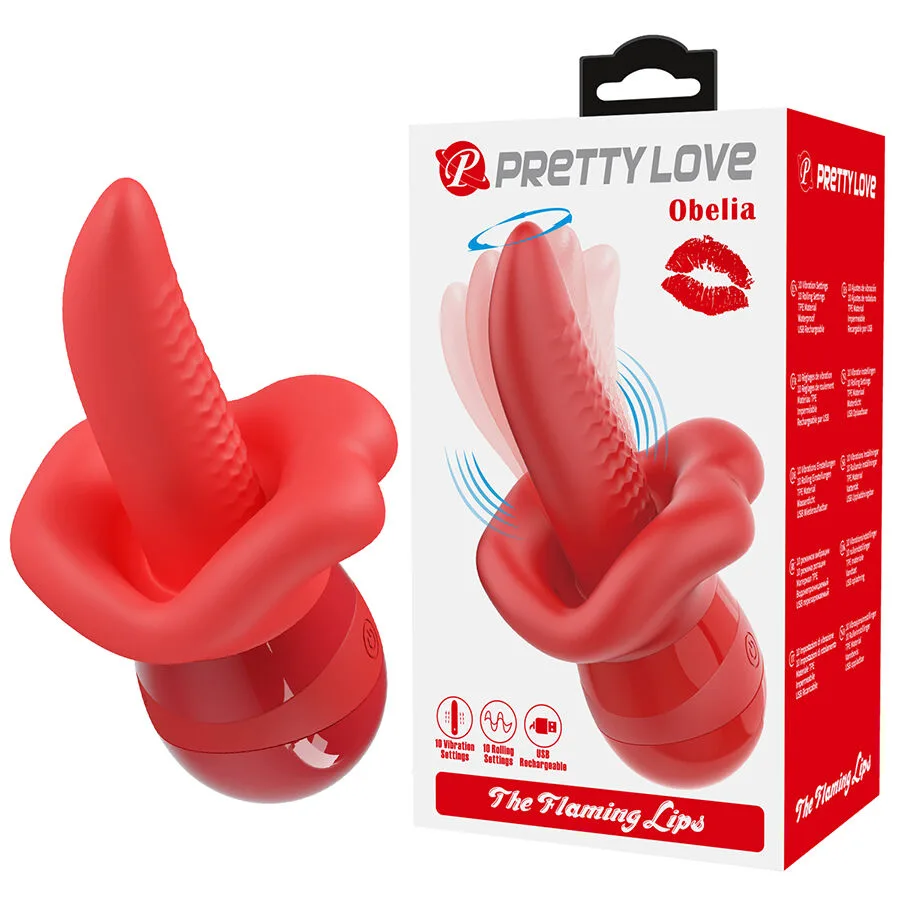 Pretty Love Obelia Dubbelstimulerare – Tungvibrator med Orbital Rörelse