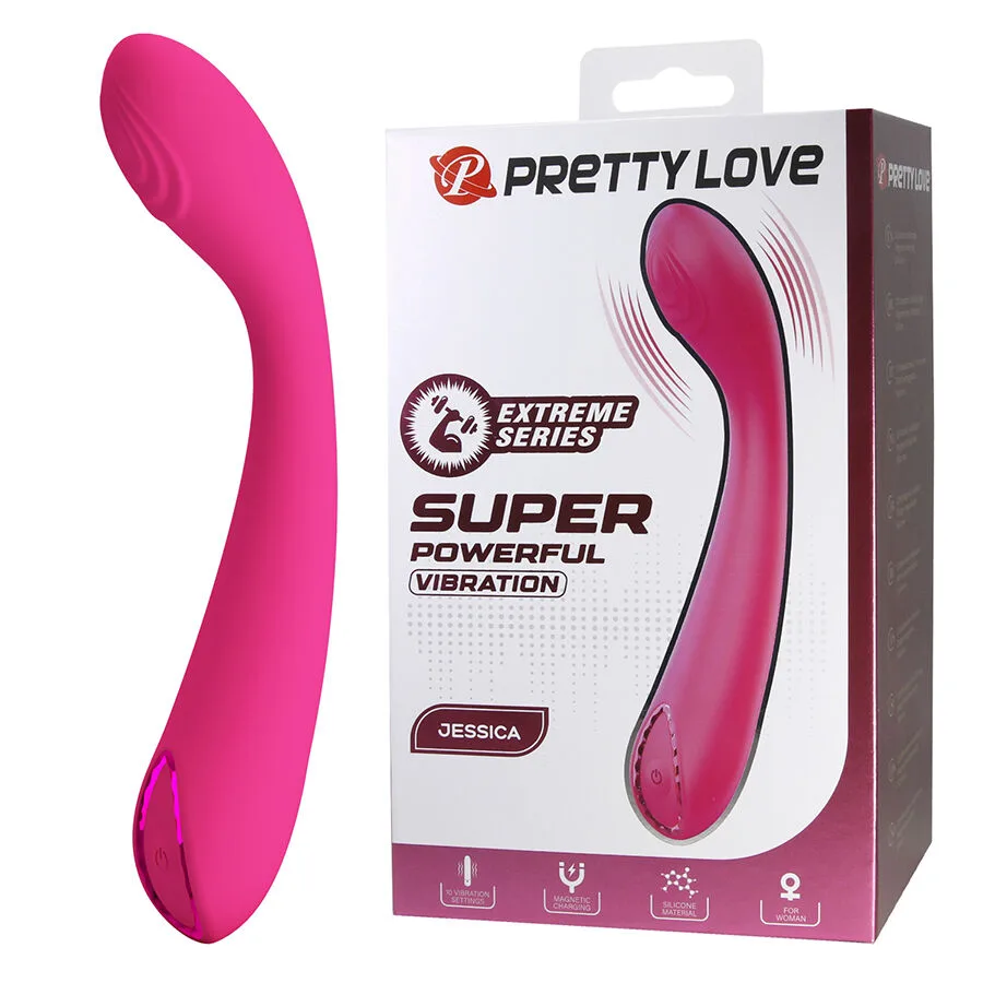 Pretty Love Jessica Högeffektsladdningsbar Vibrator - Elegant Extreme Series