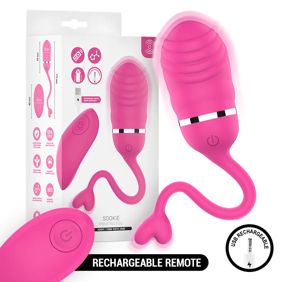 Intense - Sookie Fjärrkontrollstyrd Vibrerande Ägg Rosa
