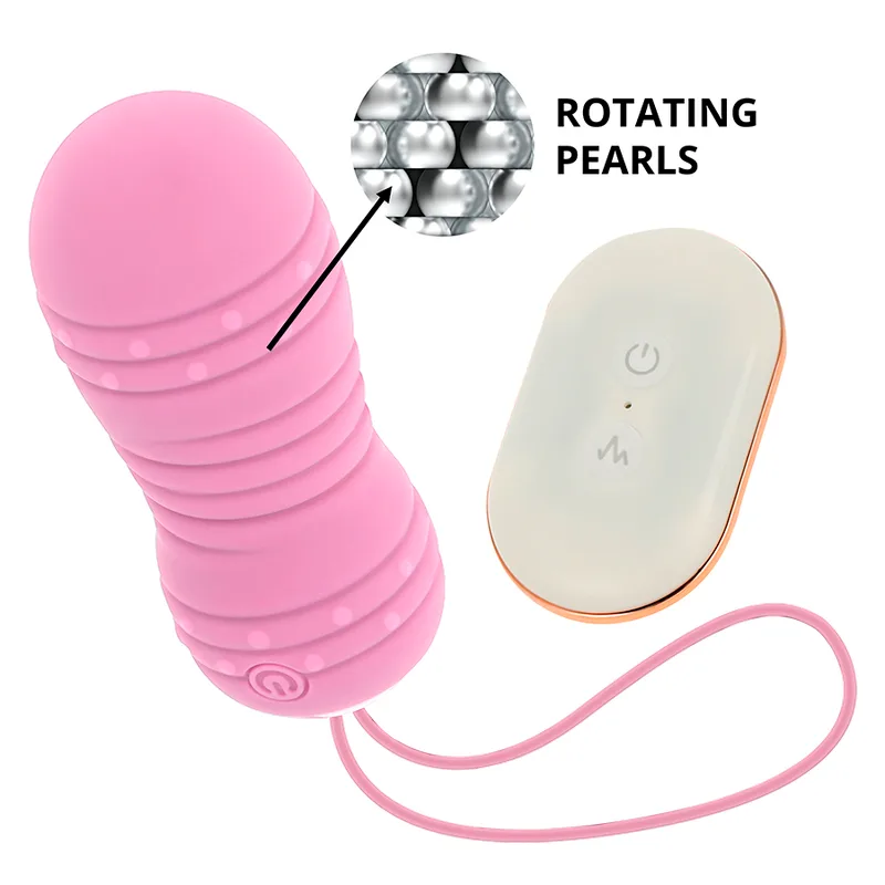 Ohmama Fjärrkontrollerat Vibrerande Ägg – 7 Rotationslägen – Rosa