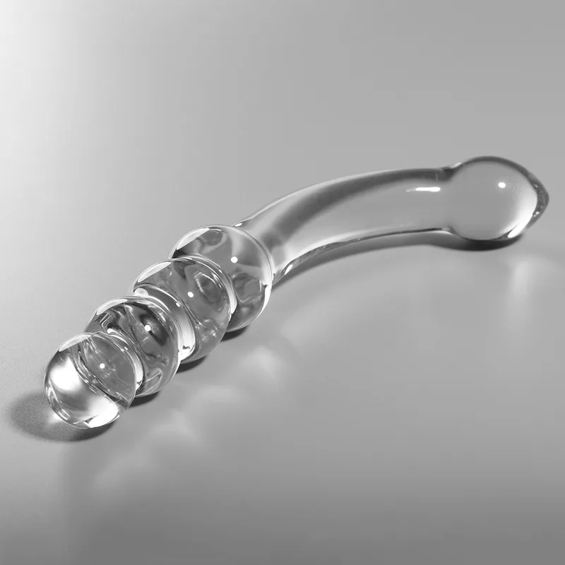 Nebula Series by Ibiza – Model 14 Clear Borosilicate Glass Dildo | 18.5 cm Length | 3 cm Diameter