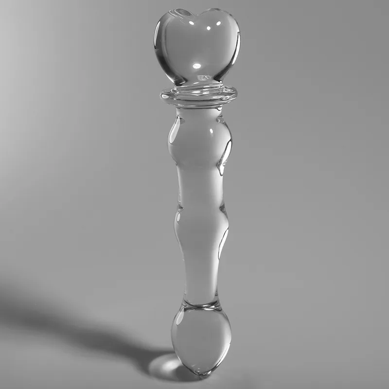 Nebula Series by Ibiza – Model 21 Clear Borosilicate Glass Dildo | 20.5 cm Length | 3.5 cm Diameter
