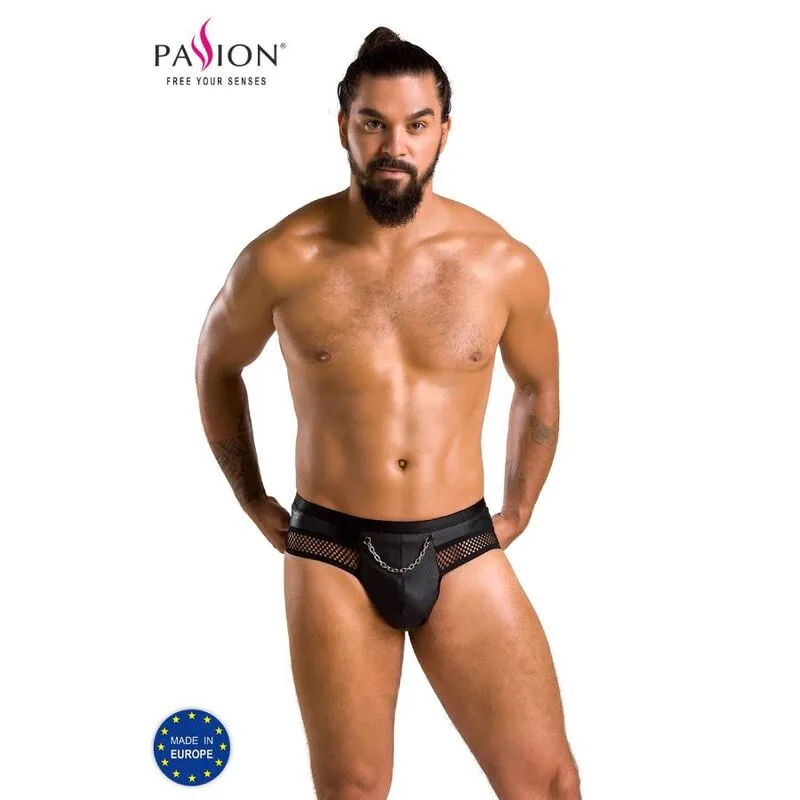 Passion 030 Open Slip Herrunderkläder – Svart – Storlek L/XL