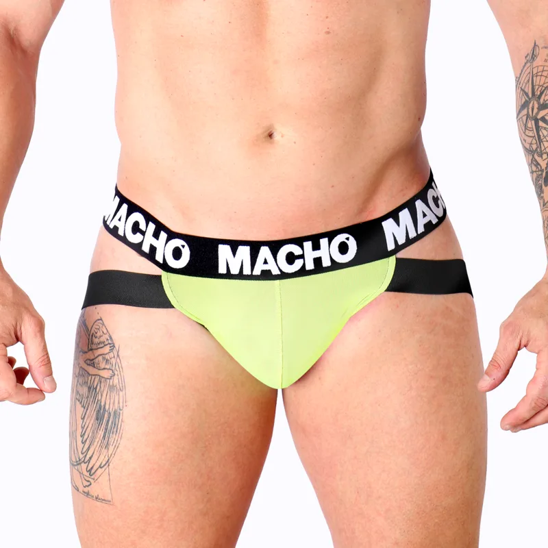Macho MX28FA Anatomical Support Jockstrap – Yellow | Size XL