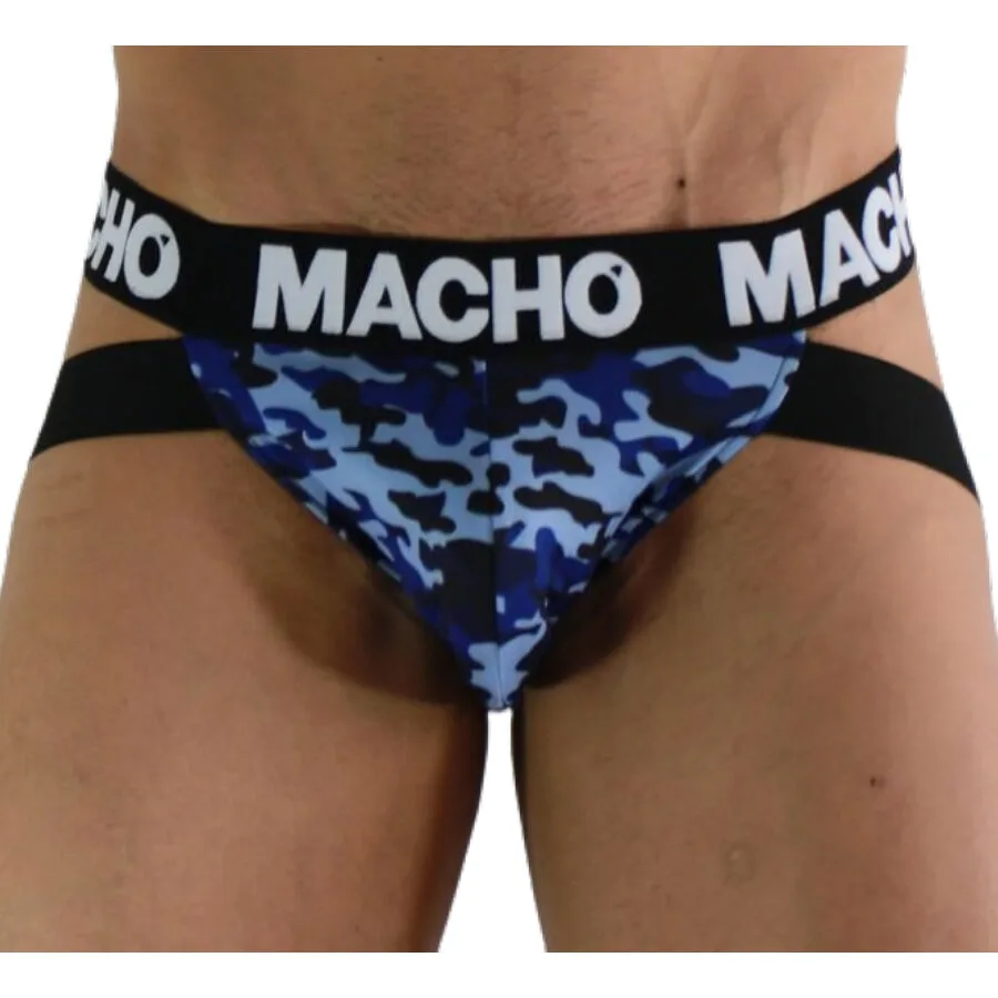 Macho MX28MA Military Jockstrap – Blue, Size L