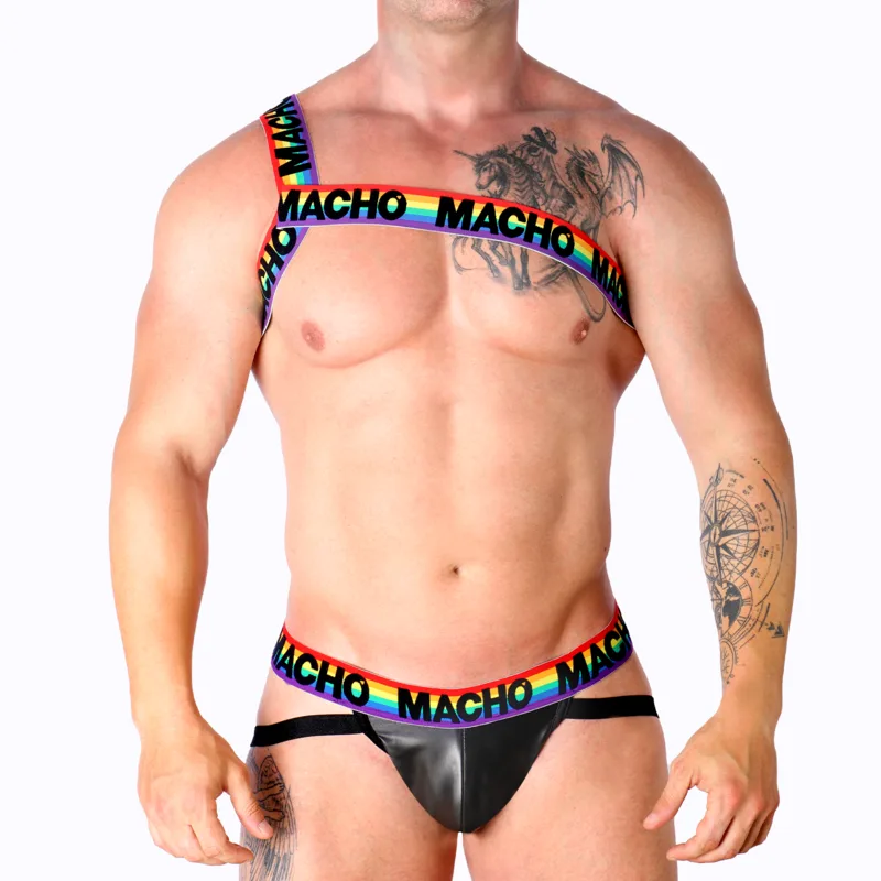 Macho Roman Harness Pride Edition – Storlek L/XL