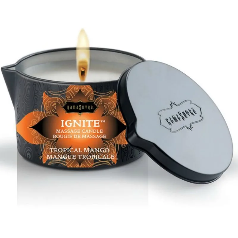 Kamasutra Massageljus – Tropisk Mango Doft, 170g