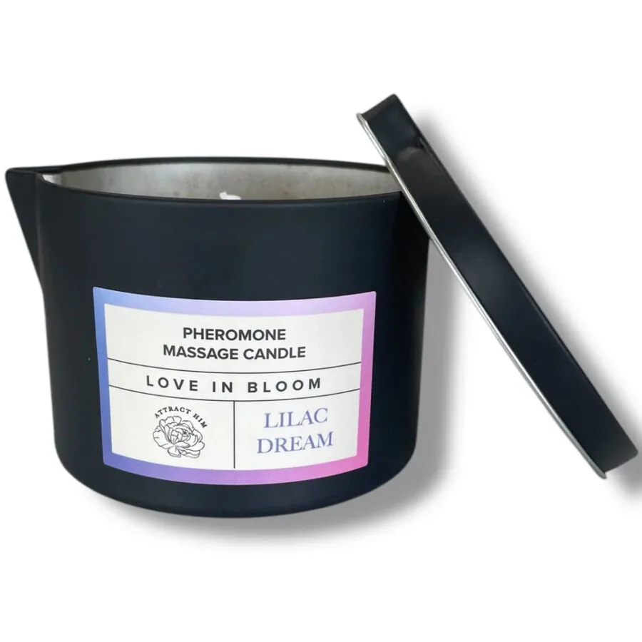 Eye of Love - Bloom Massage Candle Indica Lilac Dream 150ml | Feromondoftande Massageljus