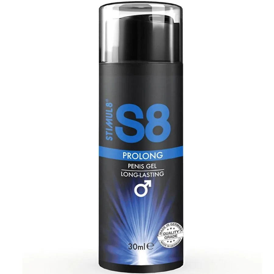 STIMUL8 S8 Prolong Penisgelé – Fördröjningsgelé för Längre Intimitet | 30 ml