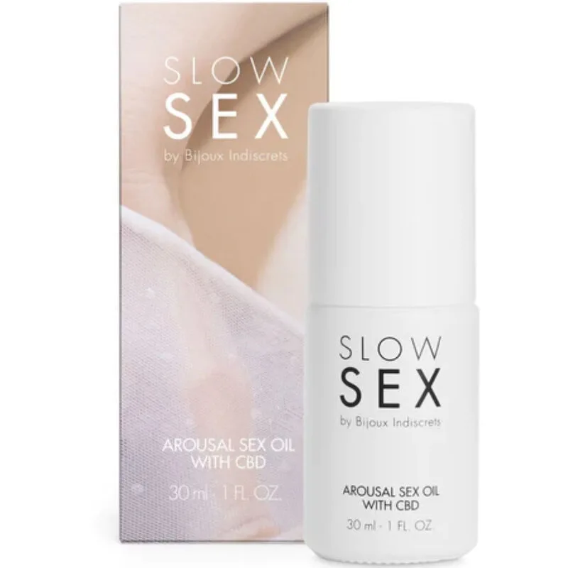 Bijoux Slow Sex Sexuell Massageolja med CBD – 30 ml
