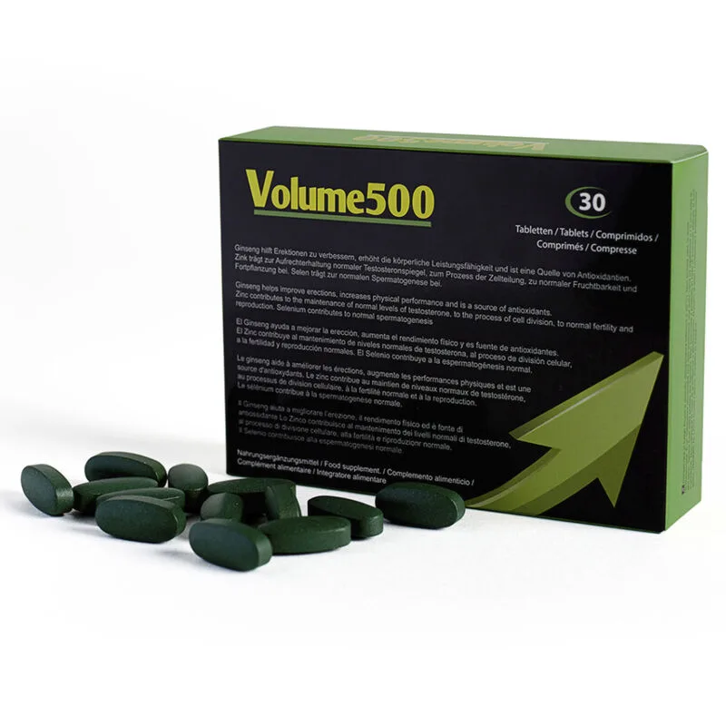 500 Cosmetics – Volume 500 Kosttillskott för Sädesvolym & Spermiekvalitet