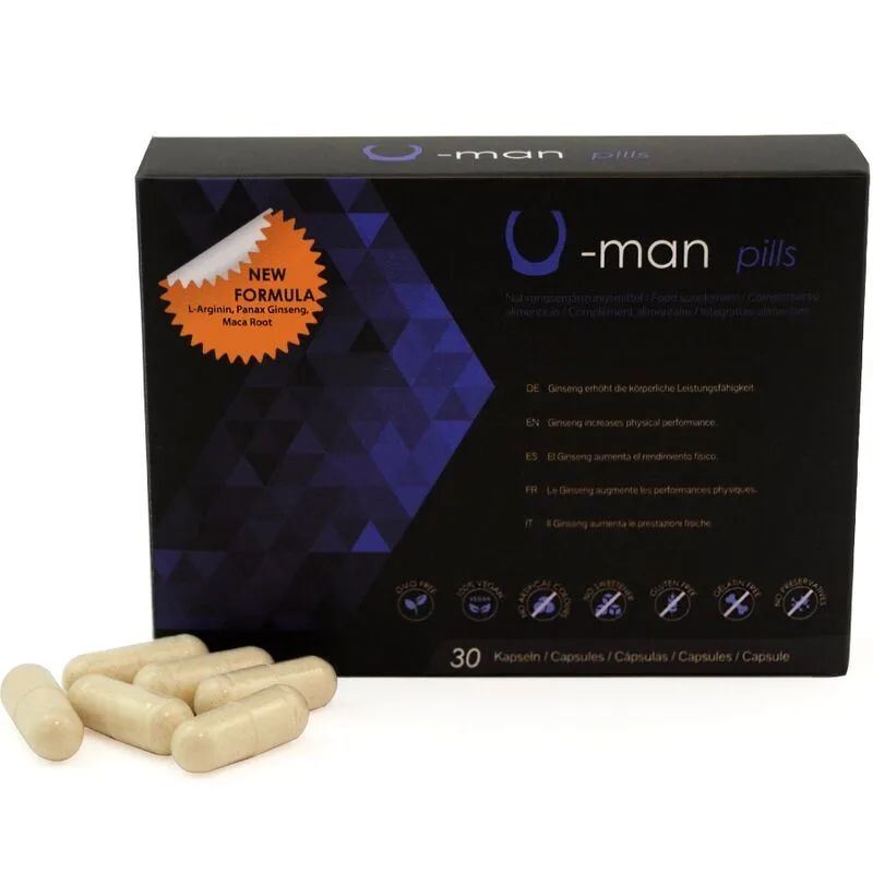500 Cosmetics - U-Man Penisstorlek & Sexuell Prestandatillskott - 30 Kapslar