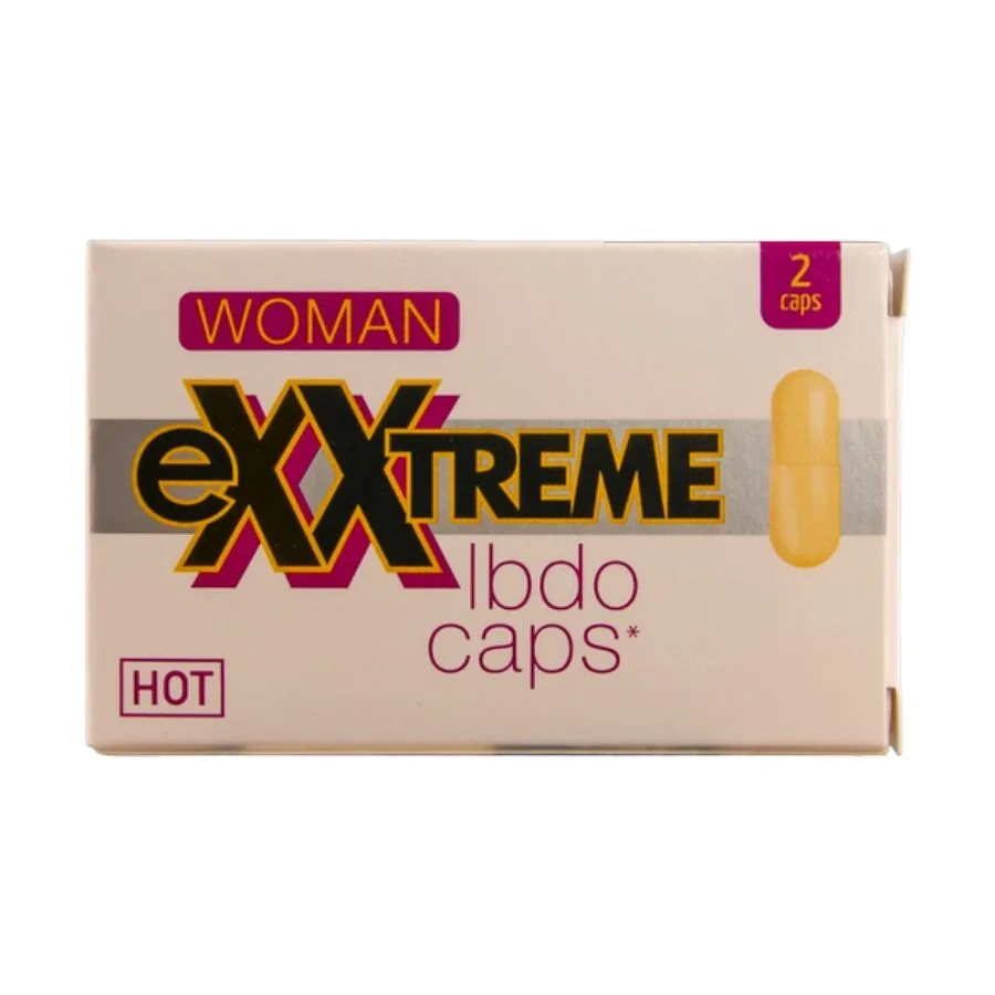 HOT Exxtreme Libido Caps för kvinnor – Kosttillskott för vitalitet & energi (2 kapslar)