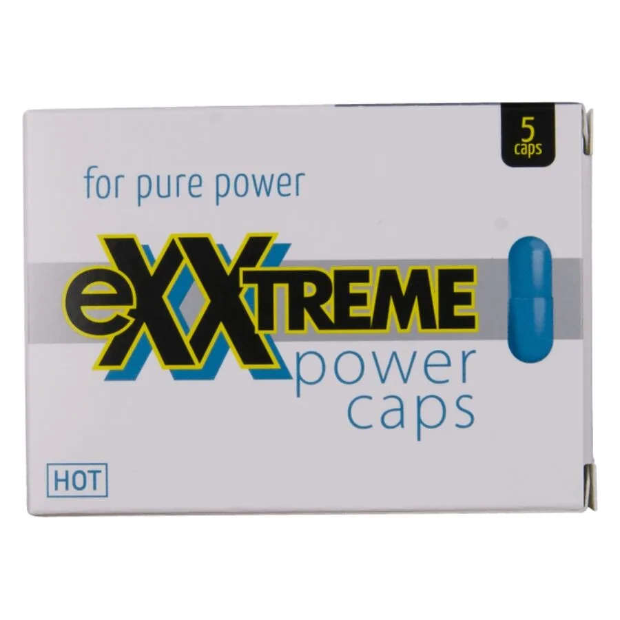 HOT - Exxtreme Power Caps Vitalitetstillskott för Män | 5 Kapslar